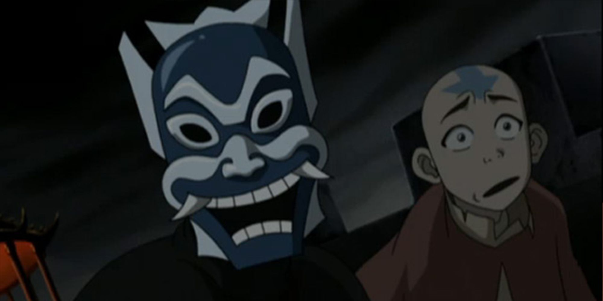 Aang and the Blue Spirit in Avatar the Last Airbender