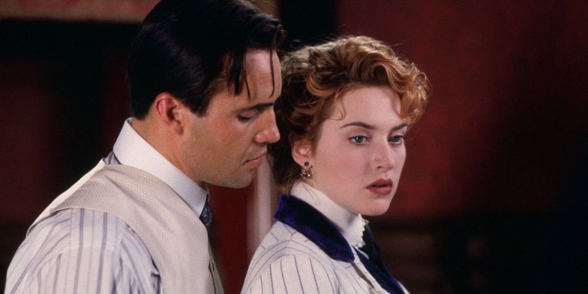 Cal and Rose from the Titanic movie.