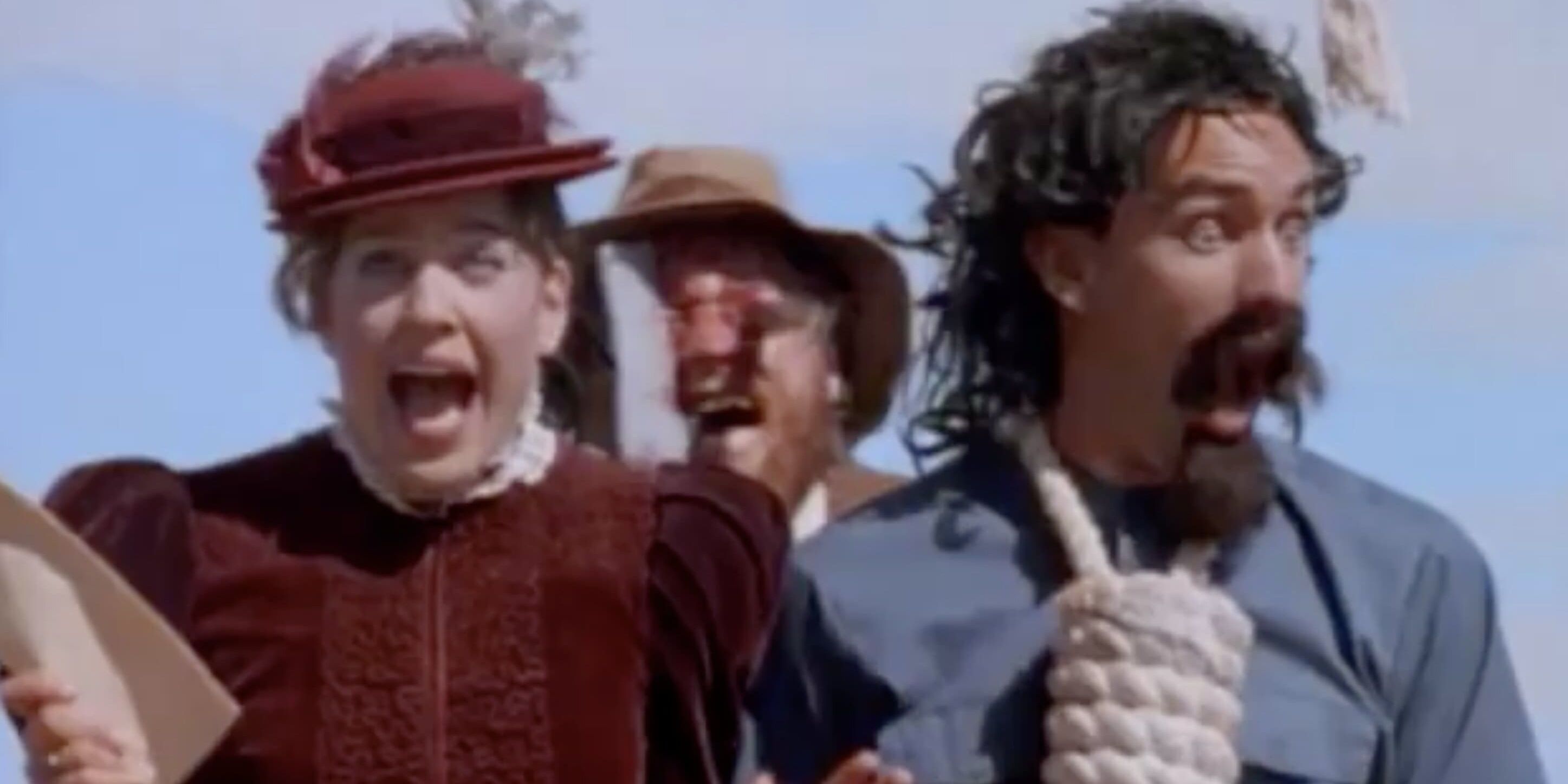 Trey Parker as Alferd Packer in Cannibal! The Musical.
