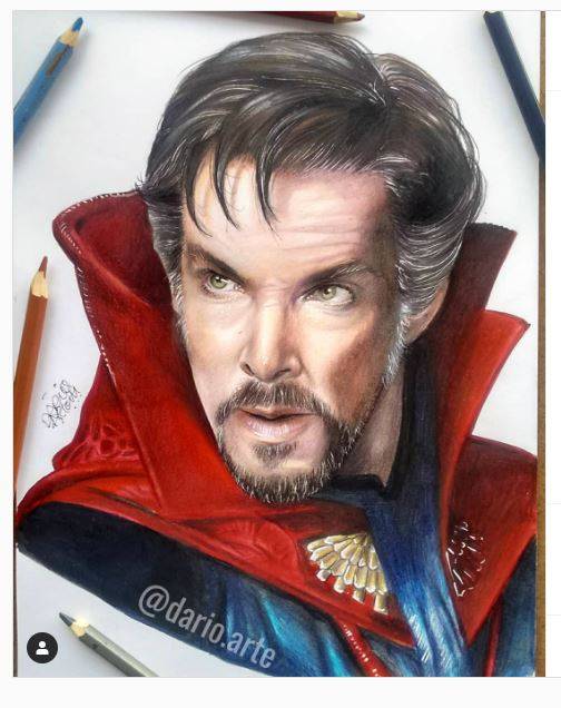 10 Stunning Bits of Doctor Strange Fan Art That We Hope Fans Would Love 11 doctor strange fan art realistic plastic drwaing