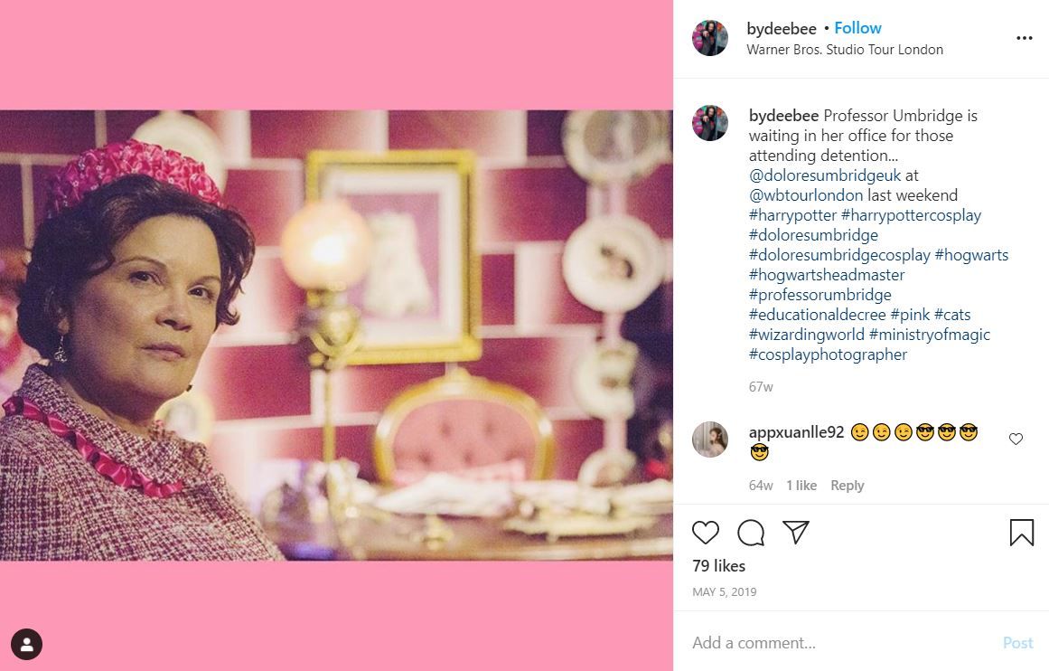dolores umbridge insta 1