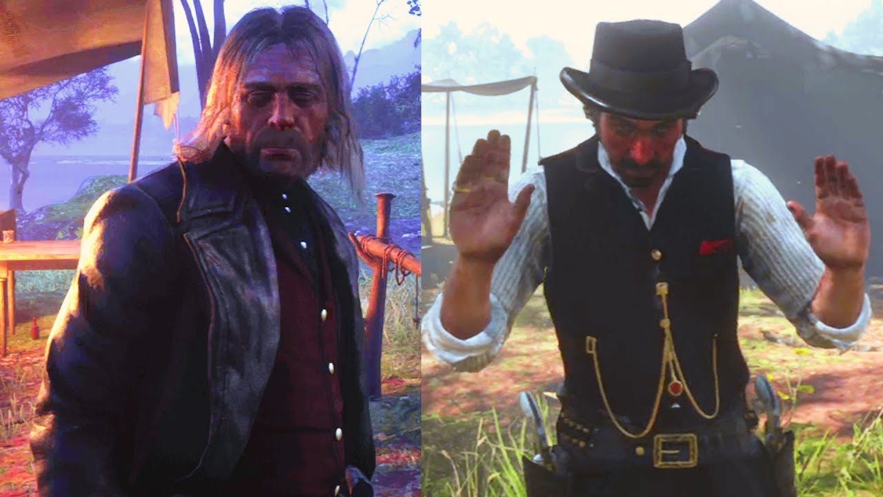 dutch and micah in red dead redemption