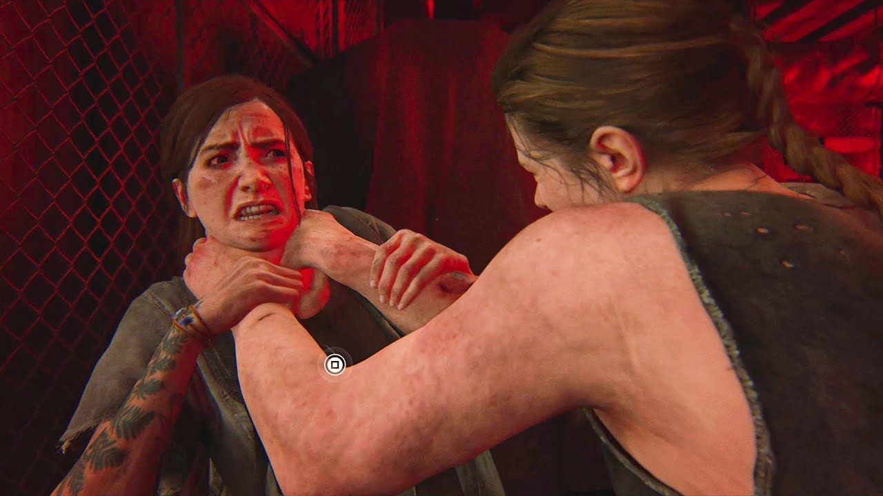 ellie and abby fight in last of us 2