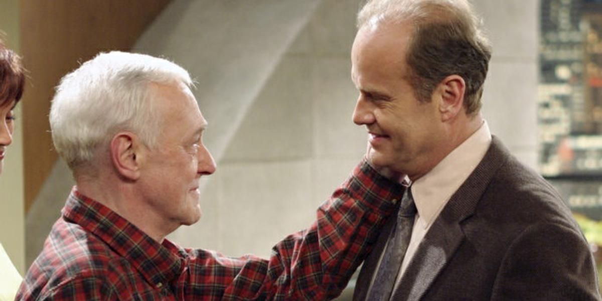 Frasier and Marty Crane having a special moment