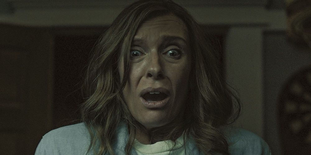 Annie looking scared in Hereditary