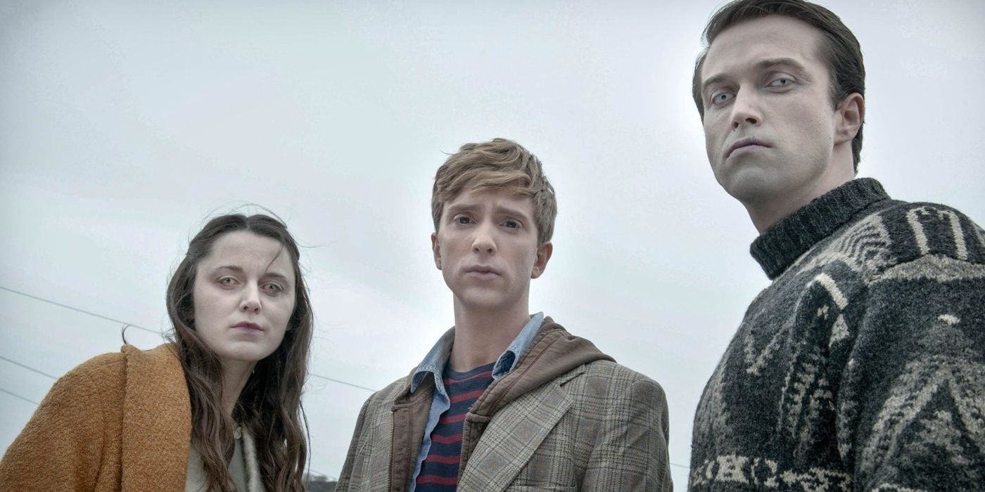 In the Flesh main cast looking at camera