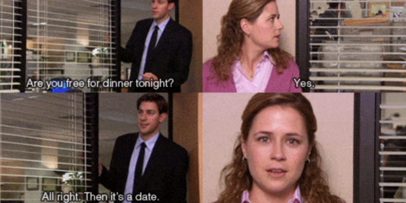 Jim asks Pam out on The Office