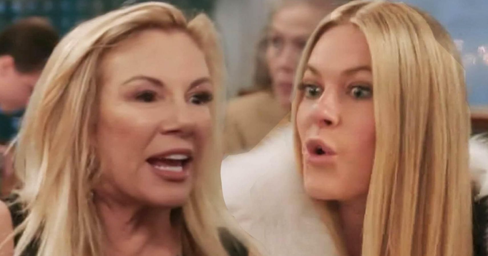 Leah and Ramona arguing on RHONY
