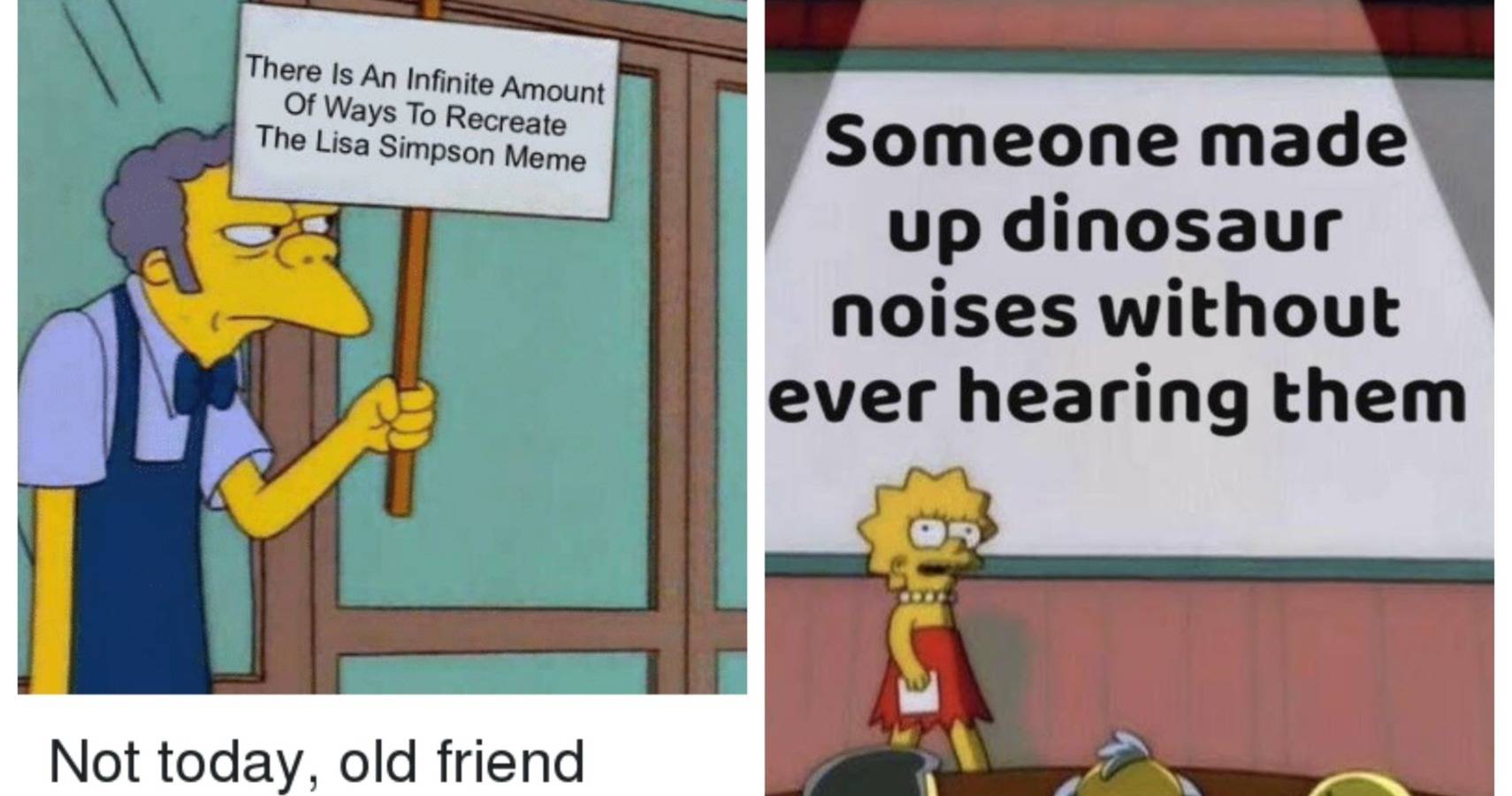 Lisa simpsons presentation meme