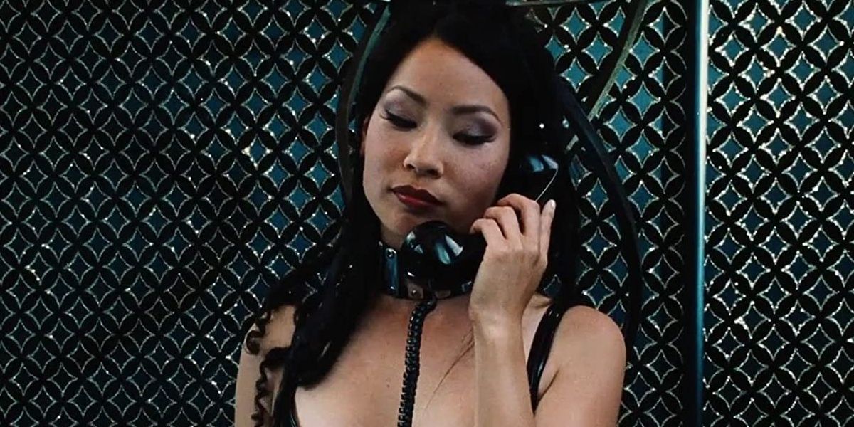 Lucy Liu on the phone in Payback