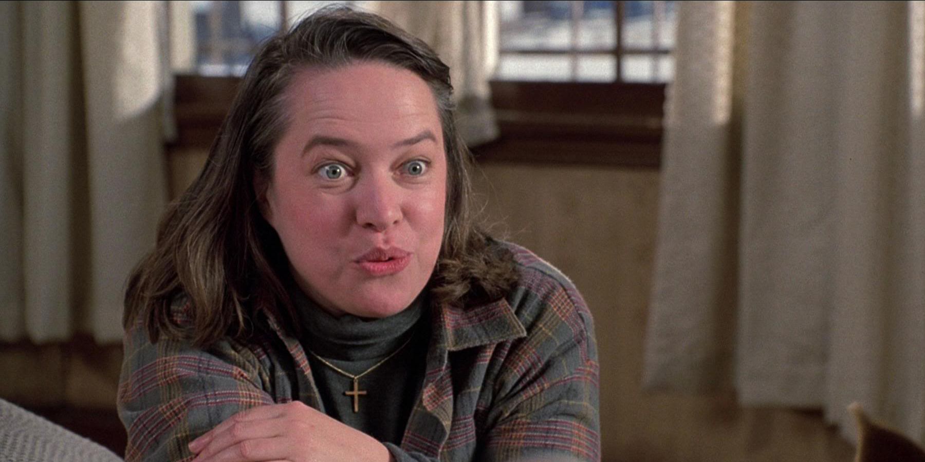 Kathy Bates in her breakout role in the movie Misery