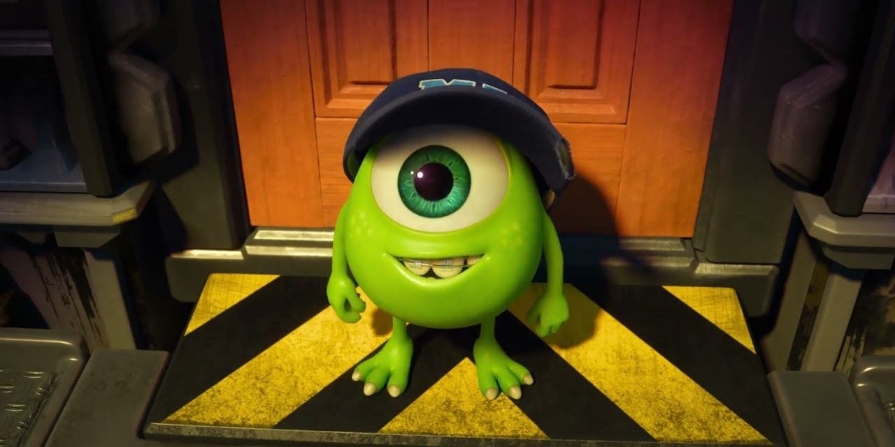 A young Mike looking up in Monsters University