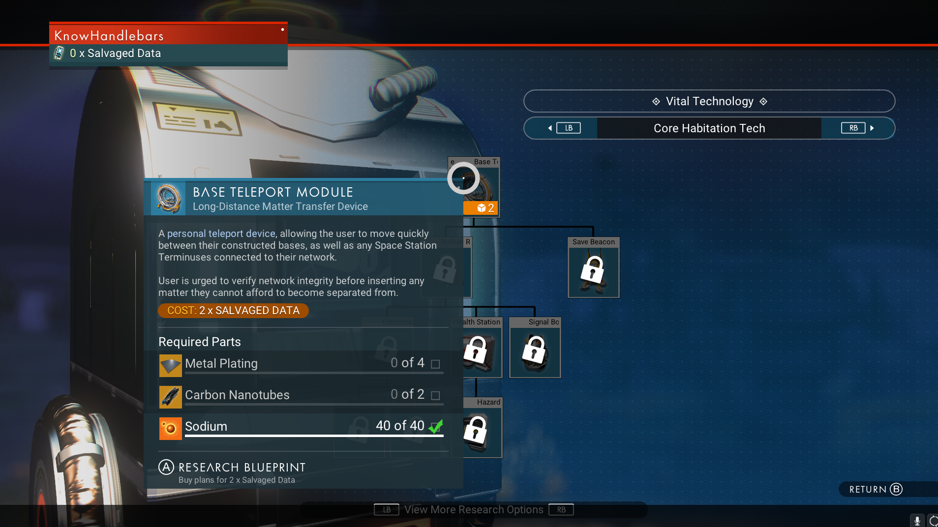 How To Build A Teleport Module In No Man's Sky