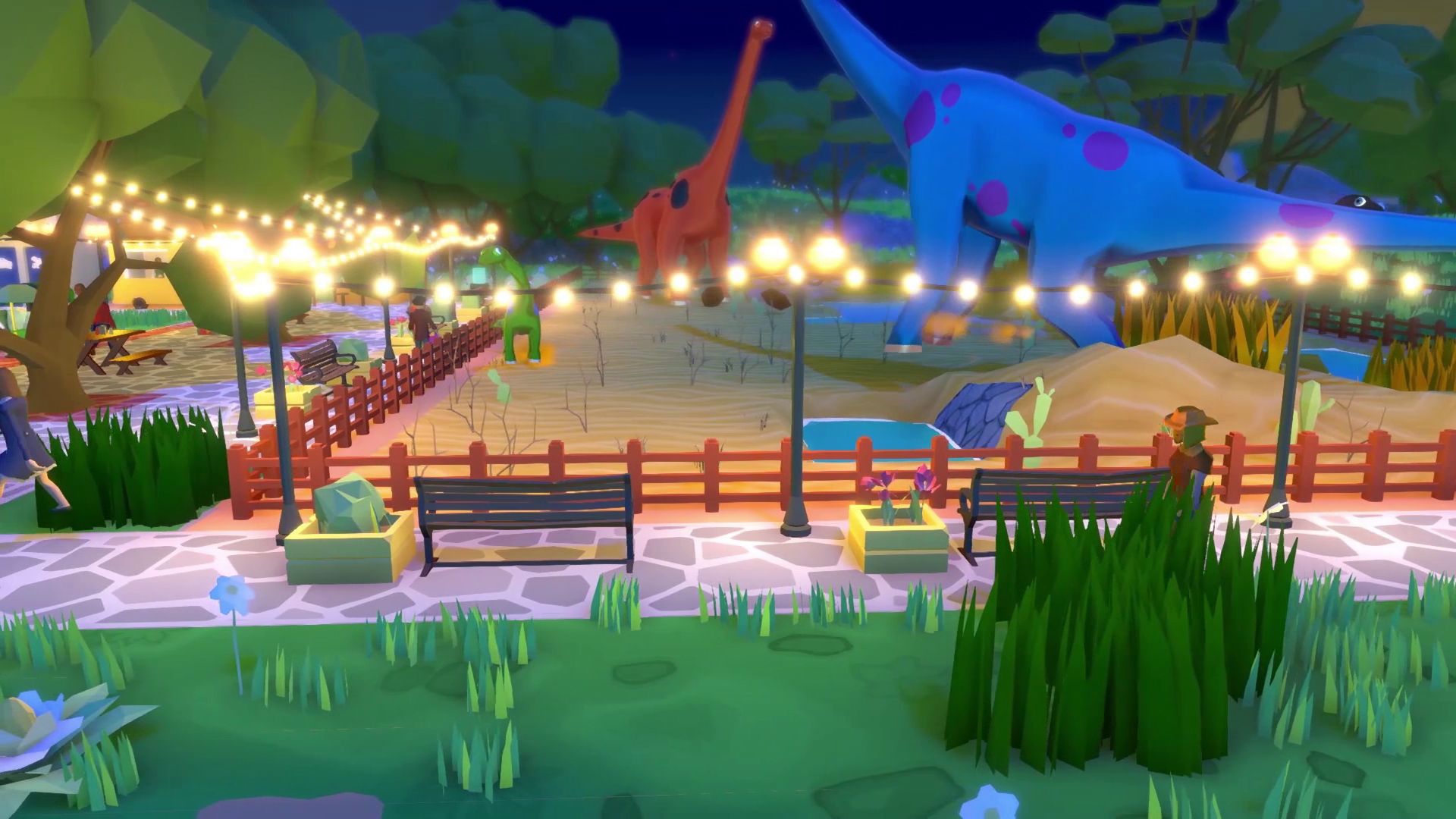 parkasaurus park night