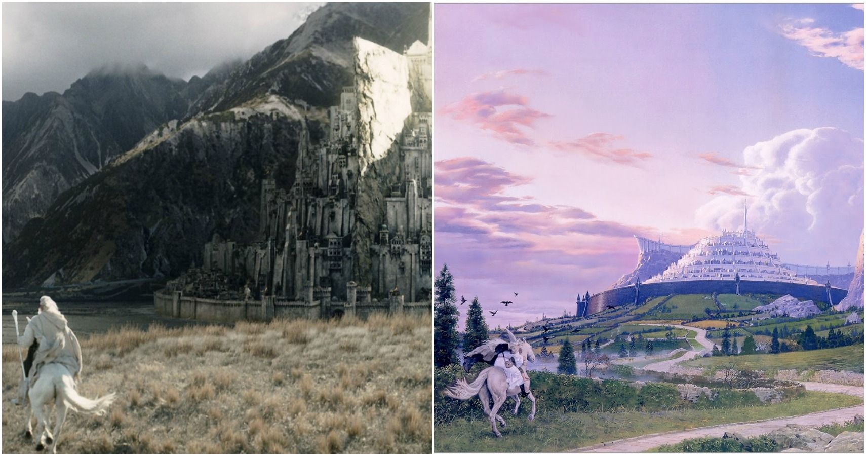 Is Minas Tirith, as depicted in the films, the right size? It