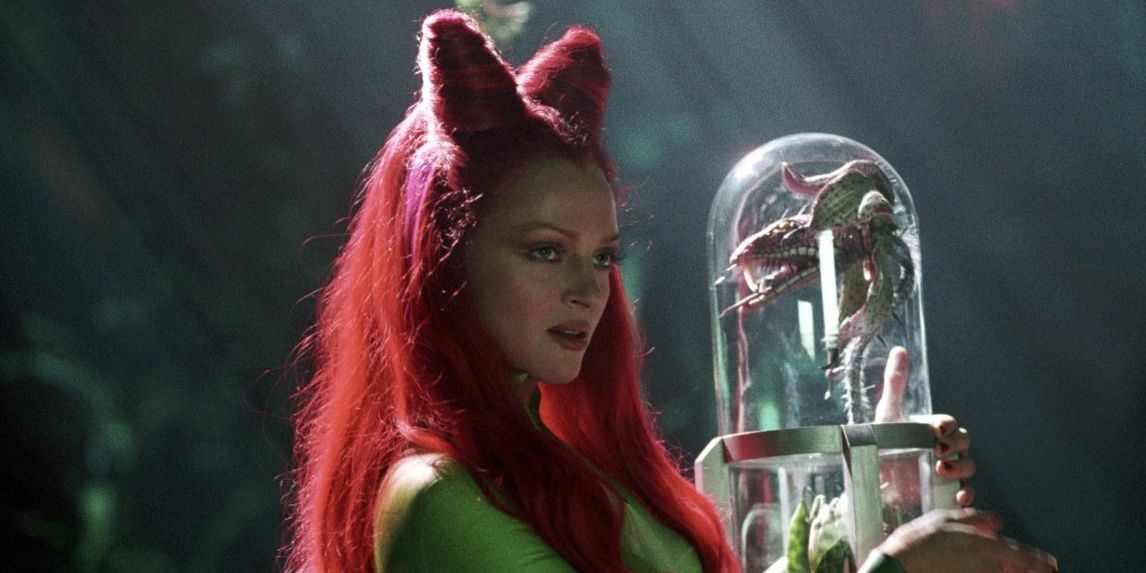Poison Ivy in her lair in Batman &amp; Robin