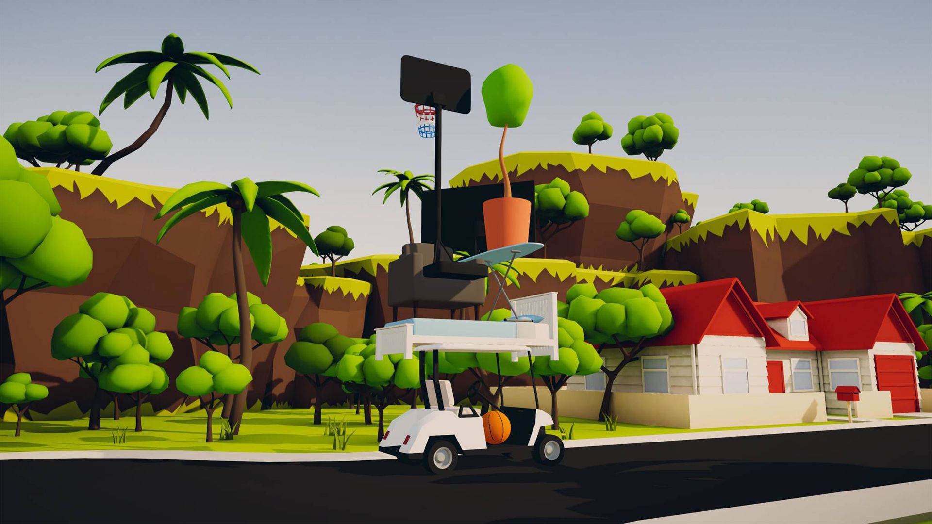 radical relocation golf cart