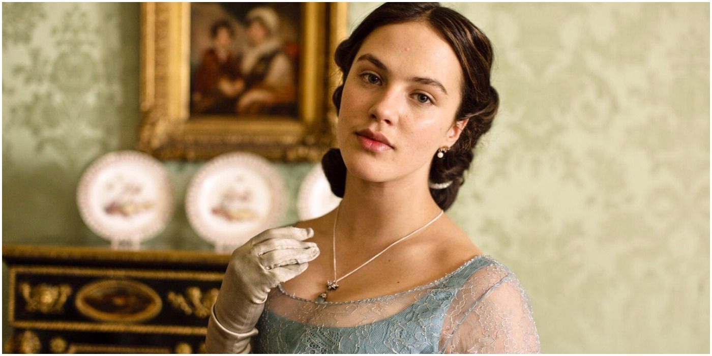 Jessica Brown Findlay as Sybil in Downton Abbey.