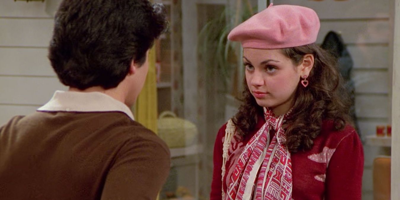 Jackie talking to Fez in That 70s Show