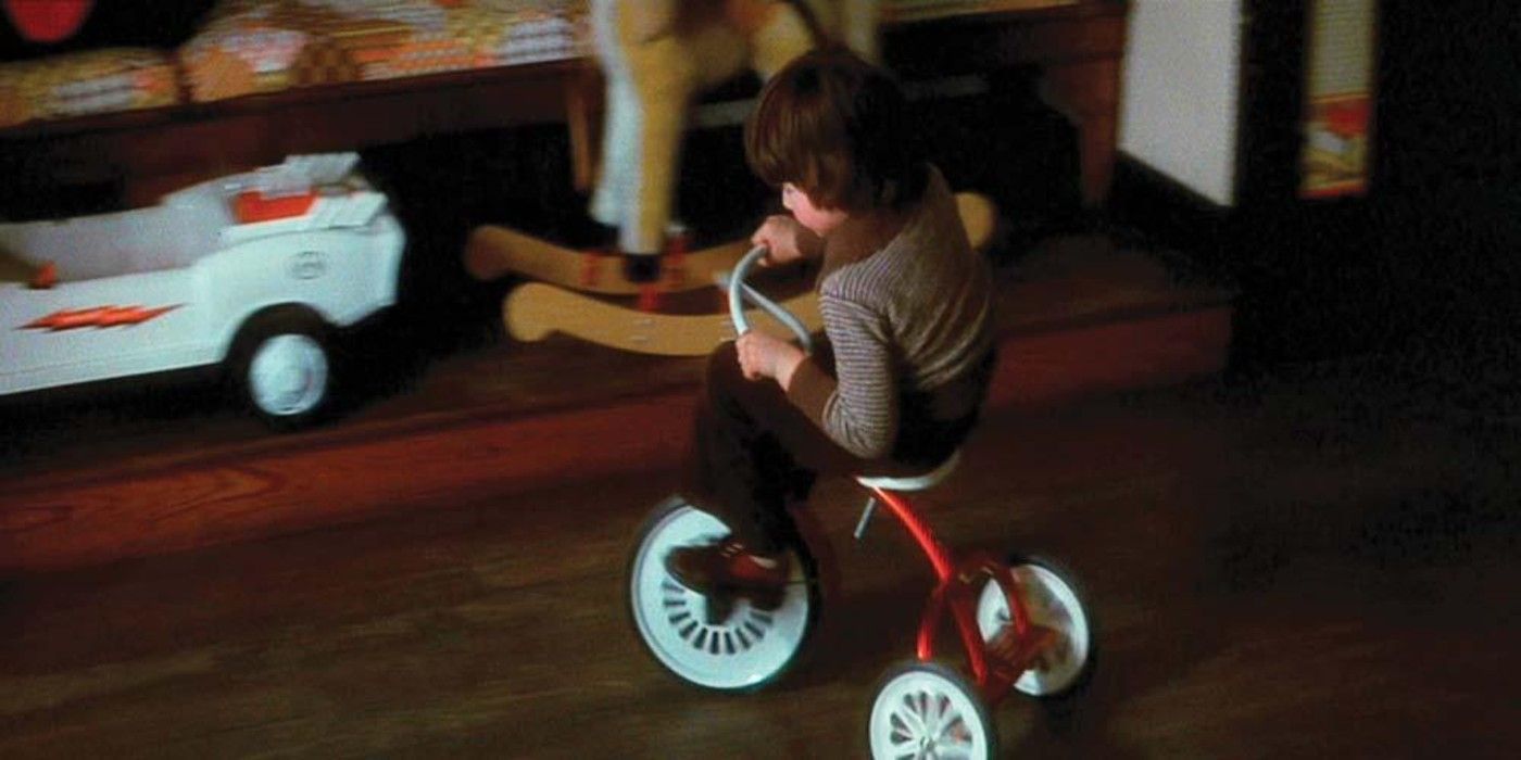 the omen - damien - tricycle