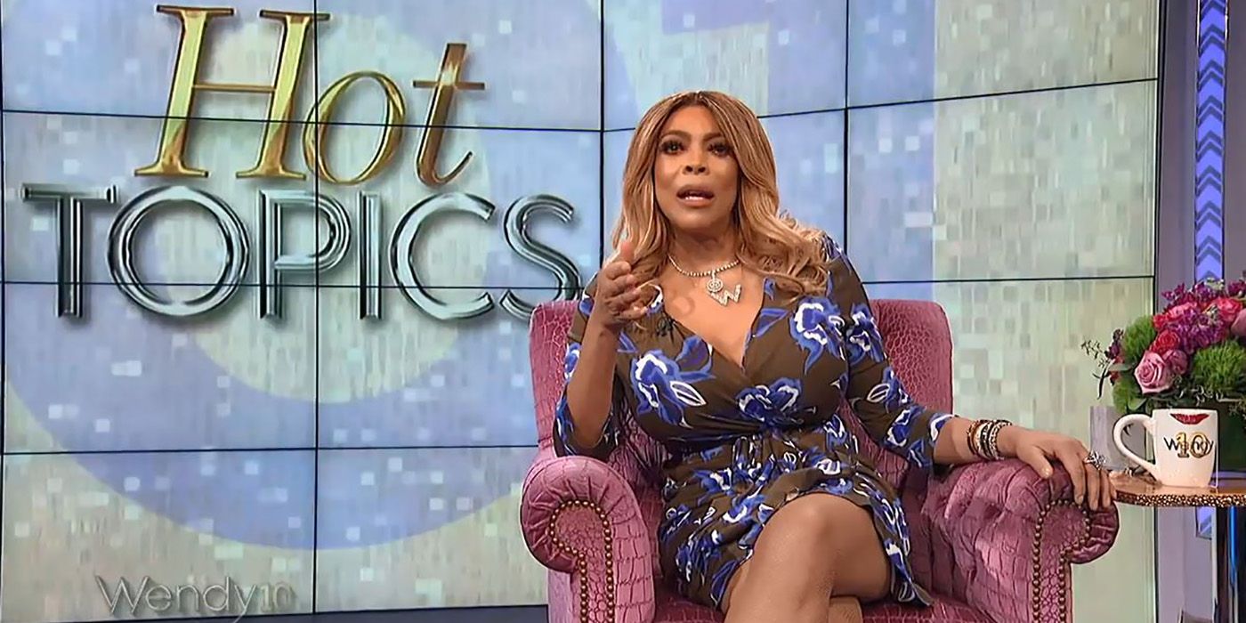 Wendy Williams talking to the audience3 on her daytime talk show.