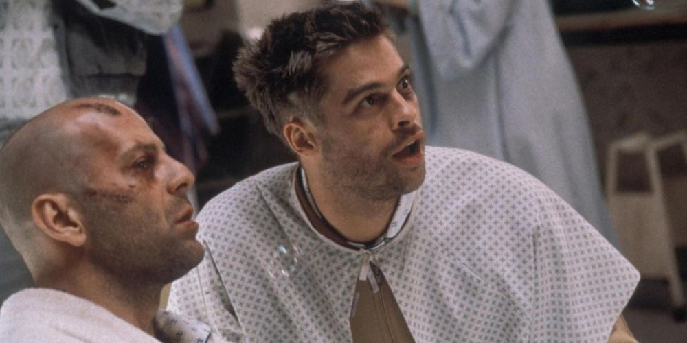 James and Jeffrey in the mental institution in 12 Monkeys (1995)
