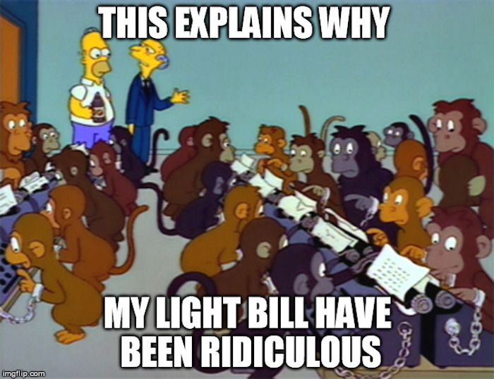 Simpson's Stupid Monkey Meme