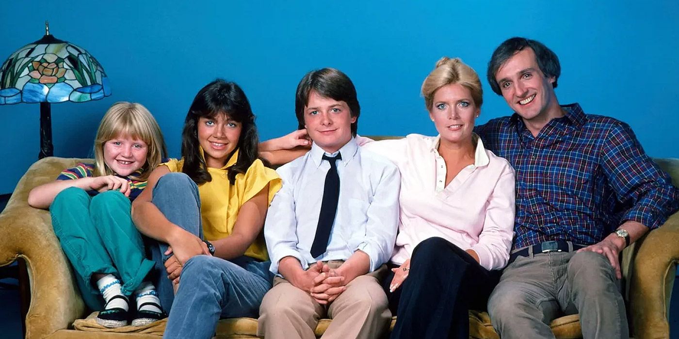 The ensemble cast of Family Ties