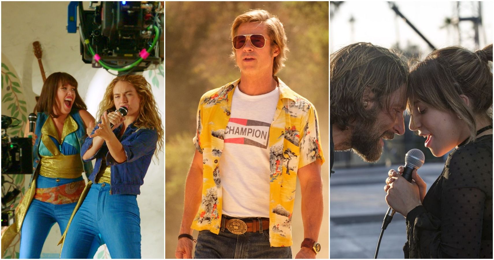 Bradley Cooper, Lady Gaga, Lily James, Brad Pitt