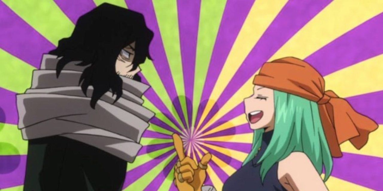 Aizawa Talking With Miss Joke