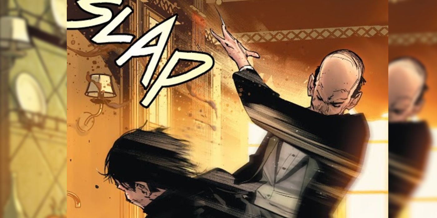 Alfred Slaps Batman in the DC comics.