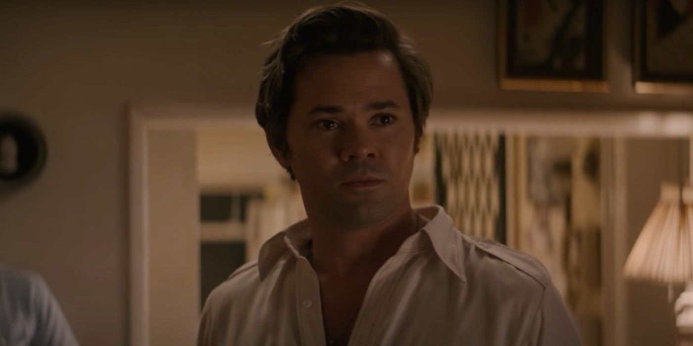 Larry (Andrew Rannells) looking sad in The Boys in the Band