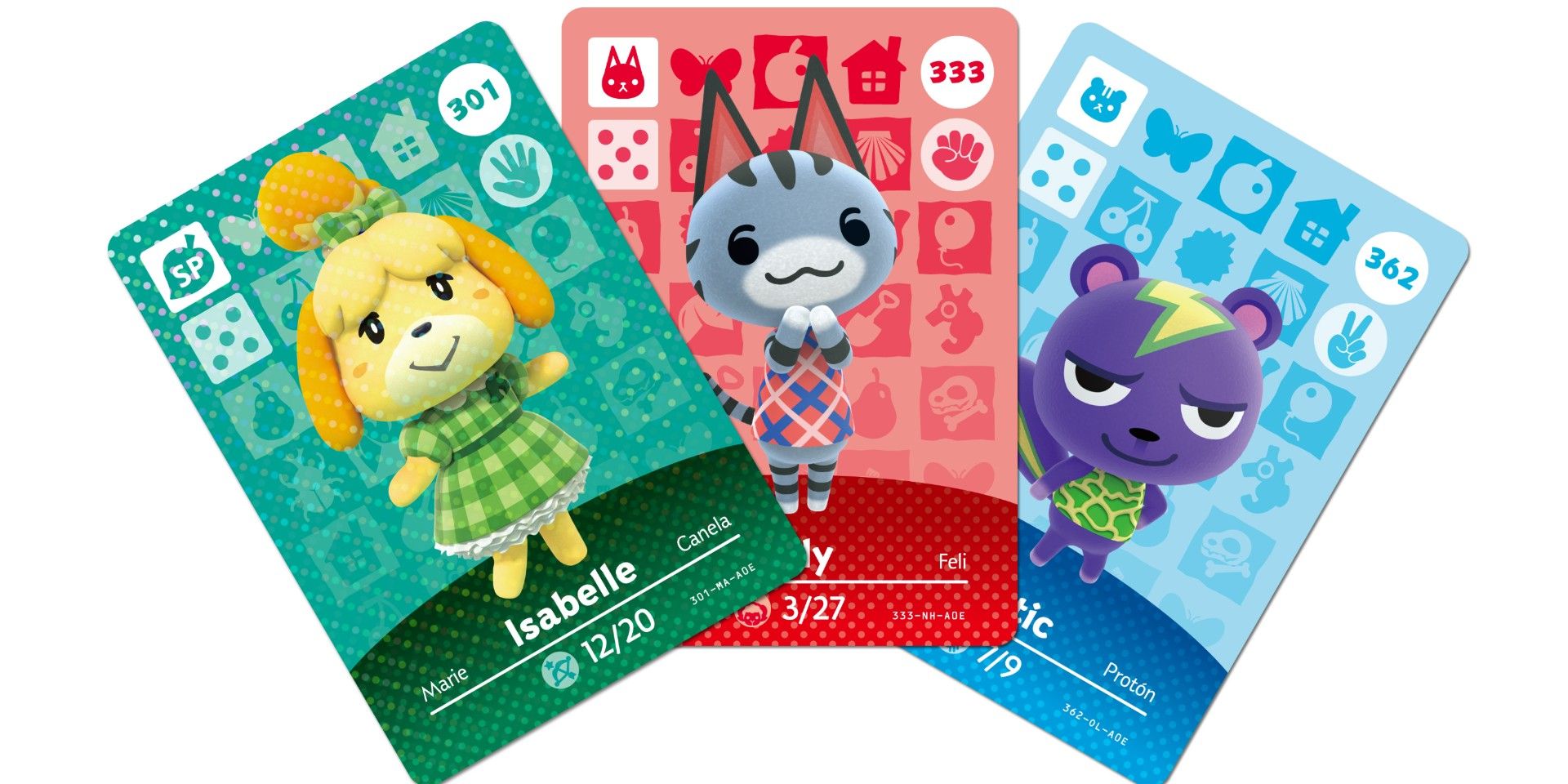 Tarjetas Amiibo de Animal Crossing New Horizons