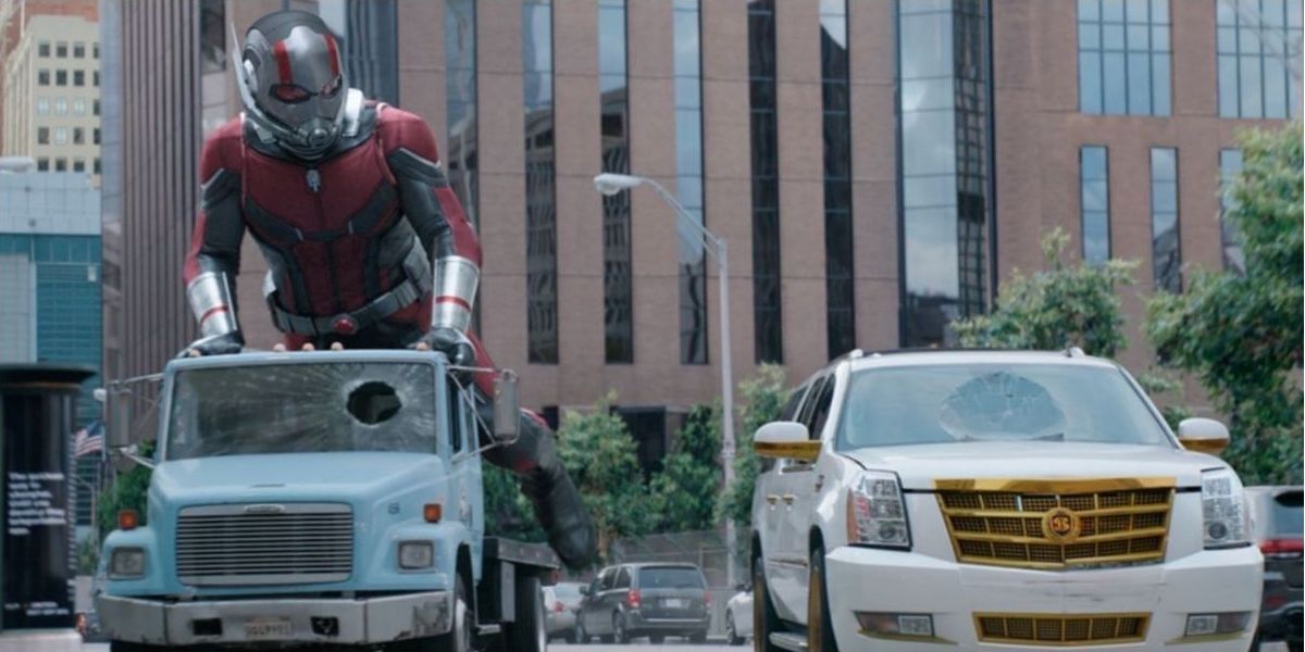 Ant-man and the Wasp: Giantman car chase