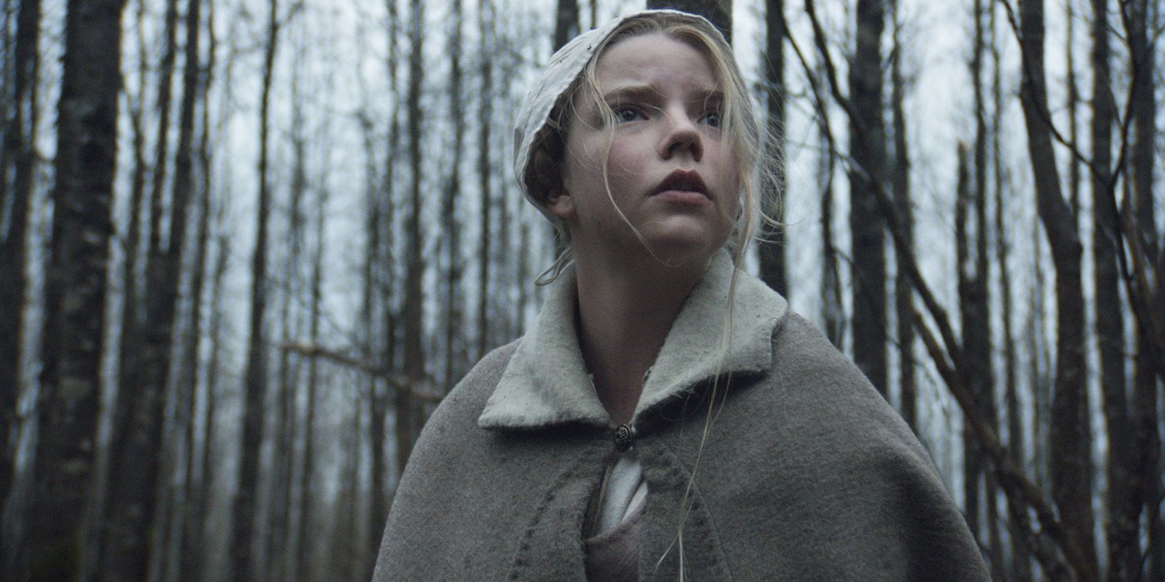 Thomasin in the woords in The Witch