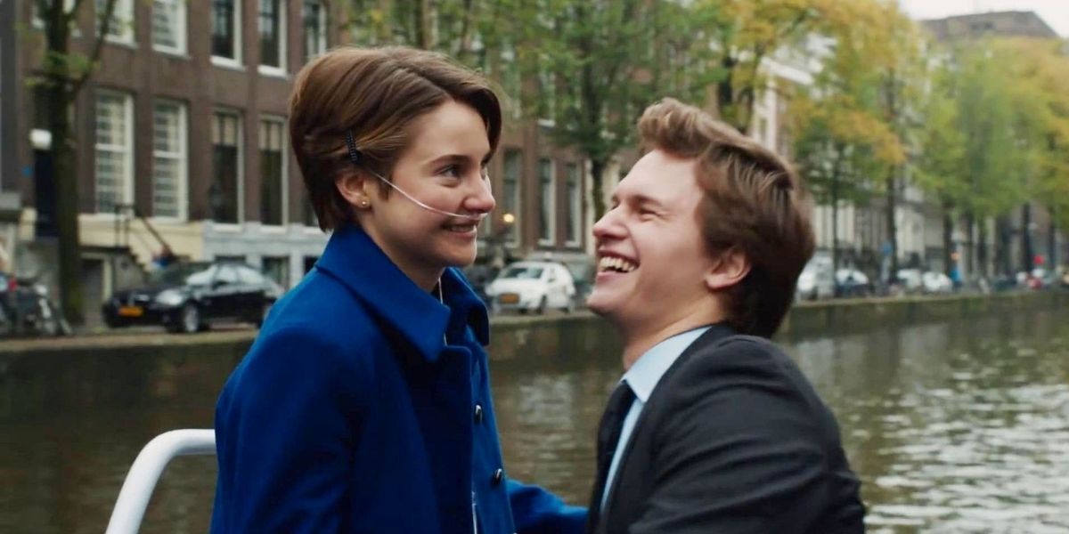 Augustus and Hazel in Amsterdam in The Fault In Our Stars