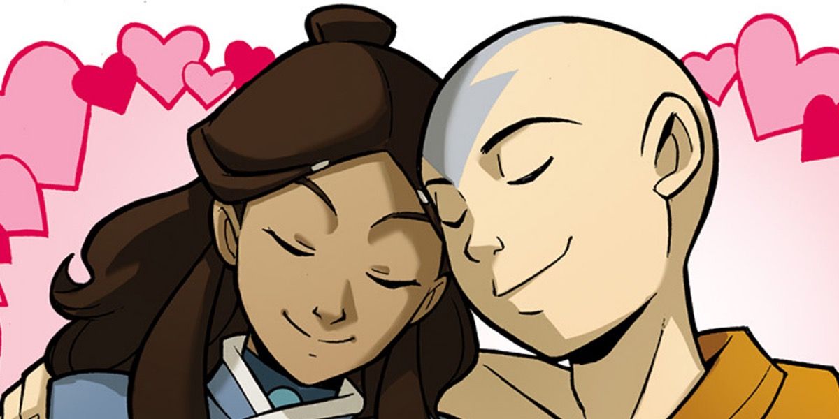 Aang and Katara in love