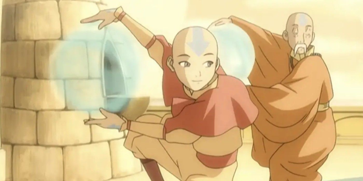 Avatar The Last Airbender - Aang and Gyatso