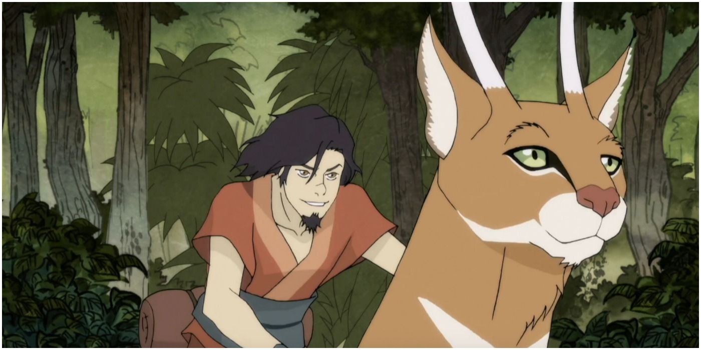 Avatar Wan and Mula in The Legend of Korra