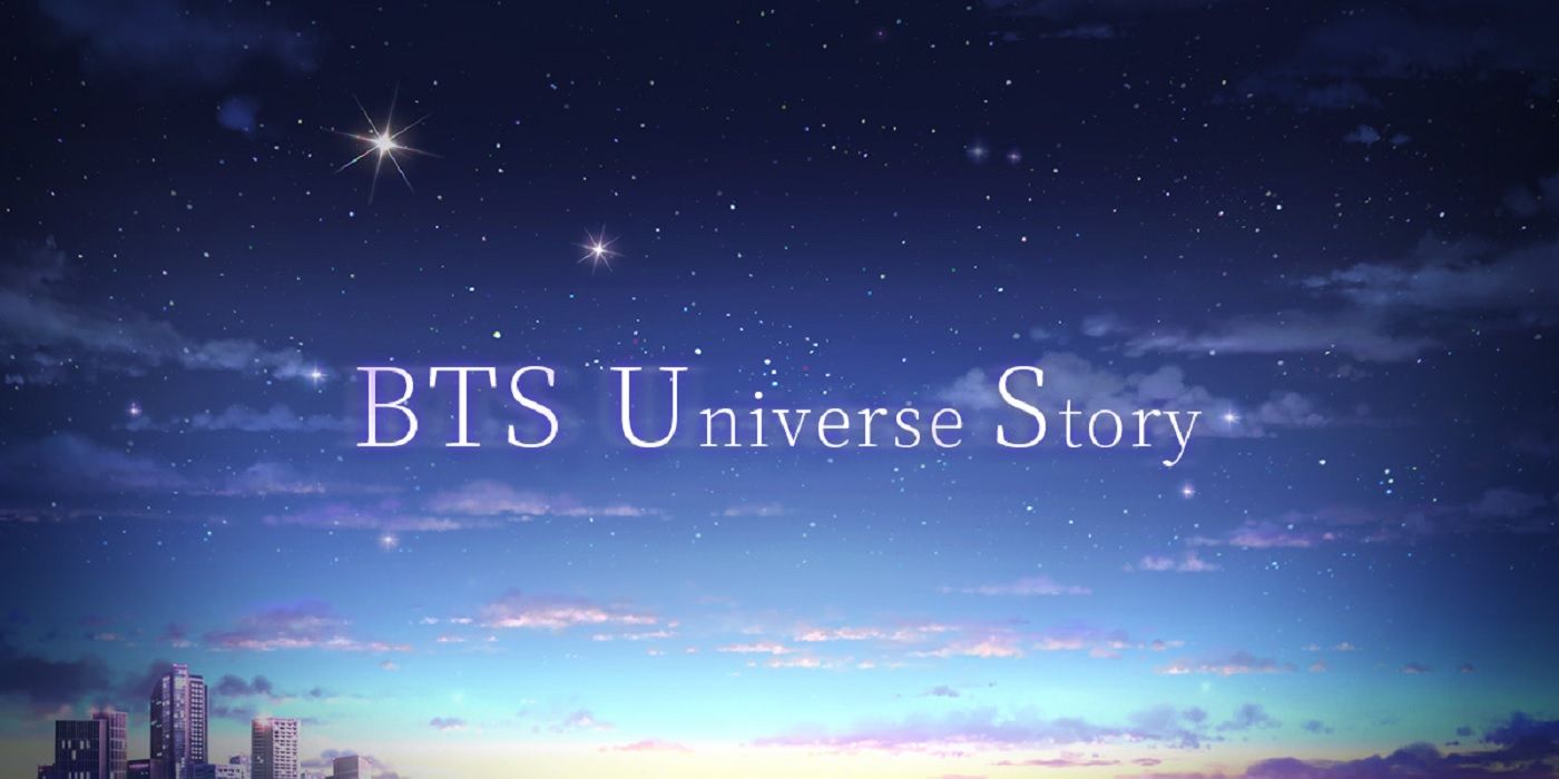 Screenshot of the BTS Universe Story from k-pop band BTS and Netmarble.