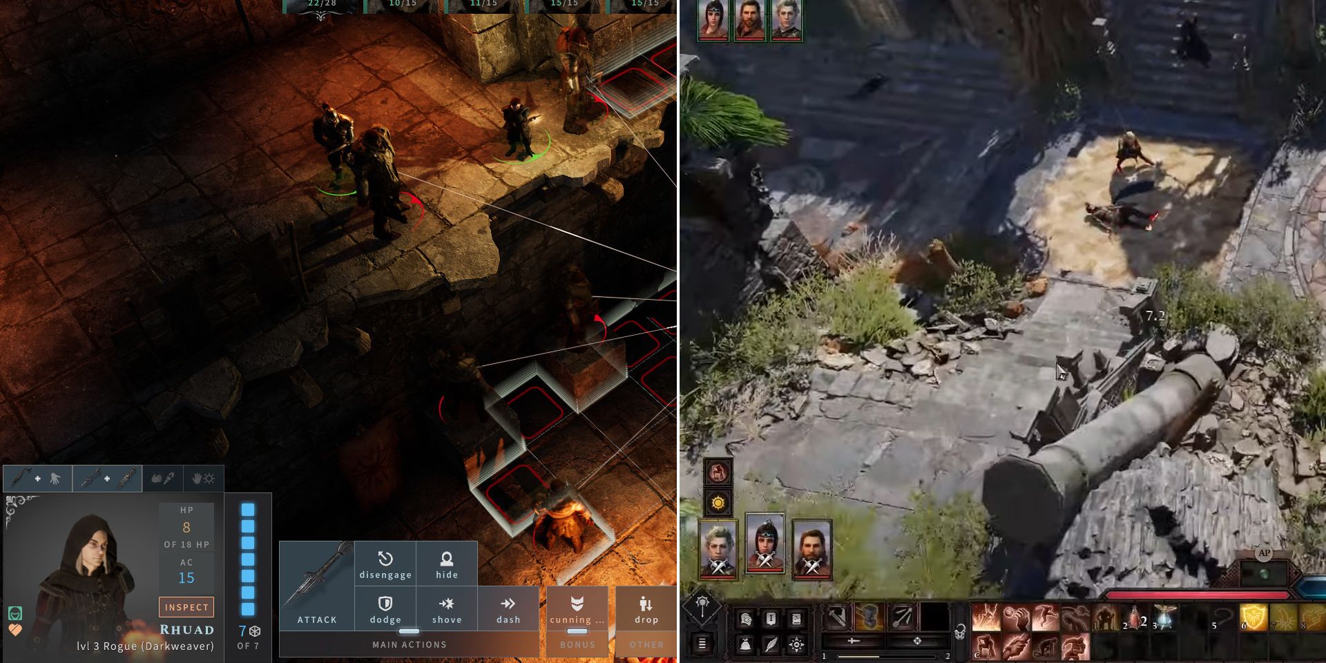 Baldur&rsquo;s Gate III Solasta Interface