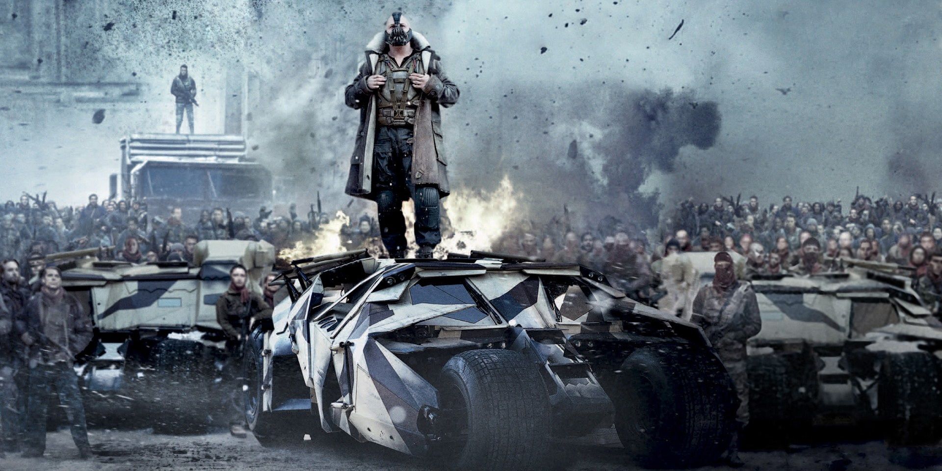 Bane and his army in The Dark Knight Rises
