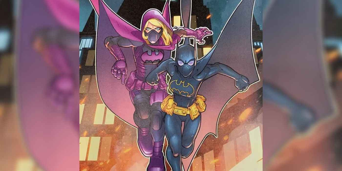 Batgirl and Spoiler bat symbols