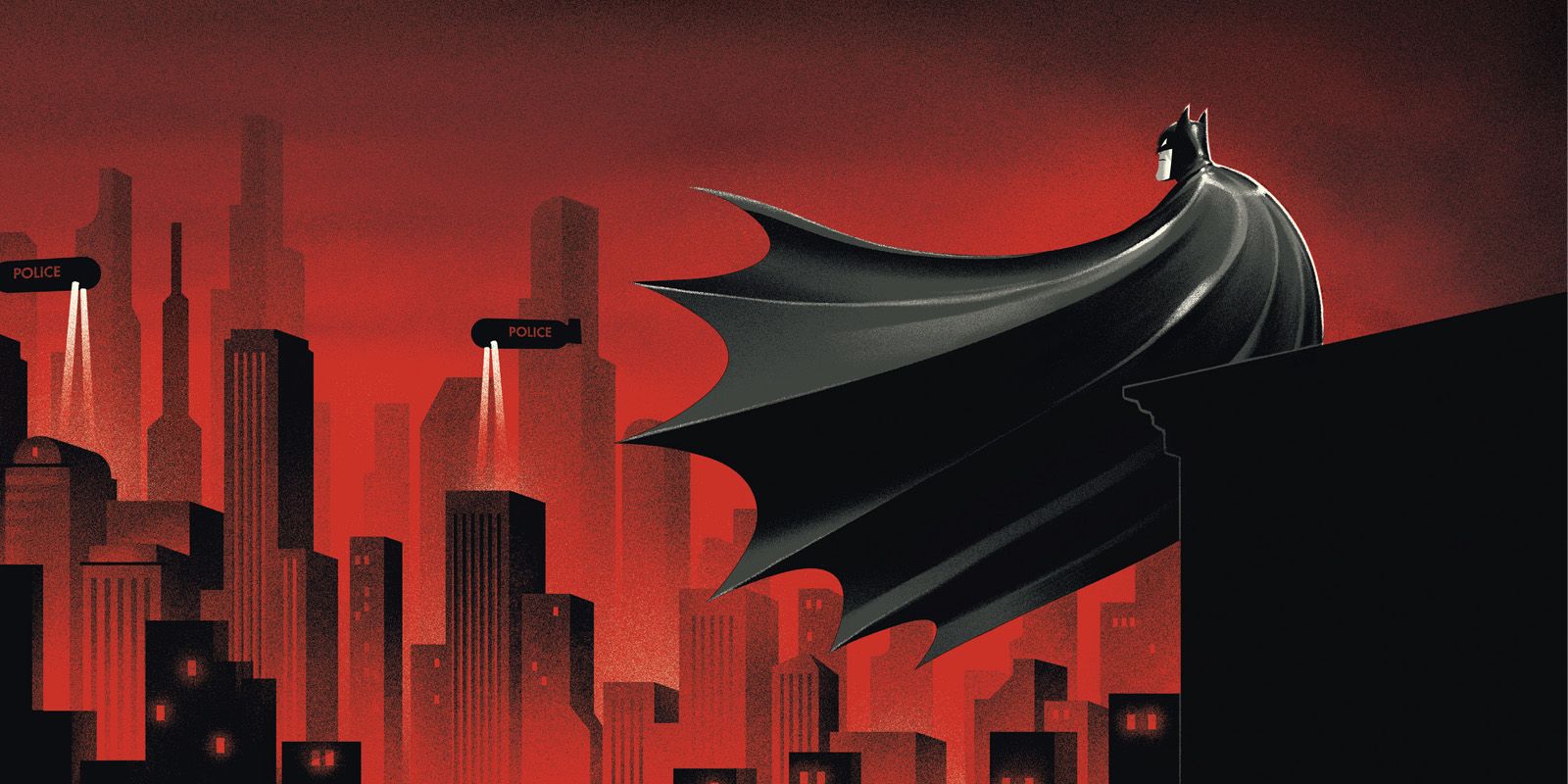 Batman Animated Series Book Art