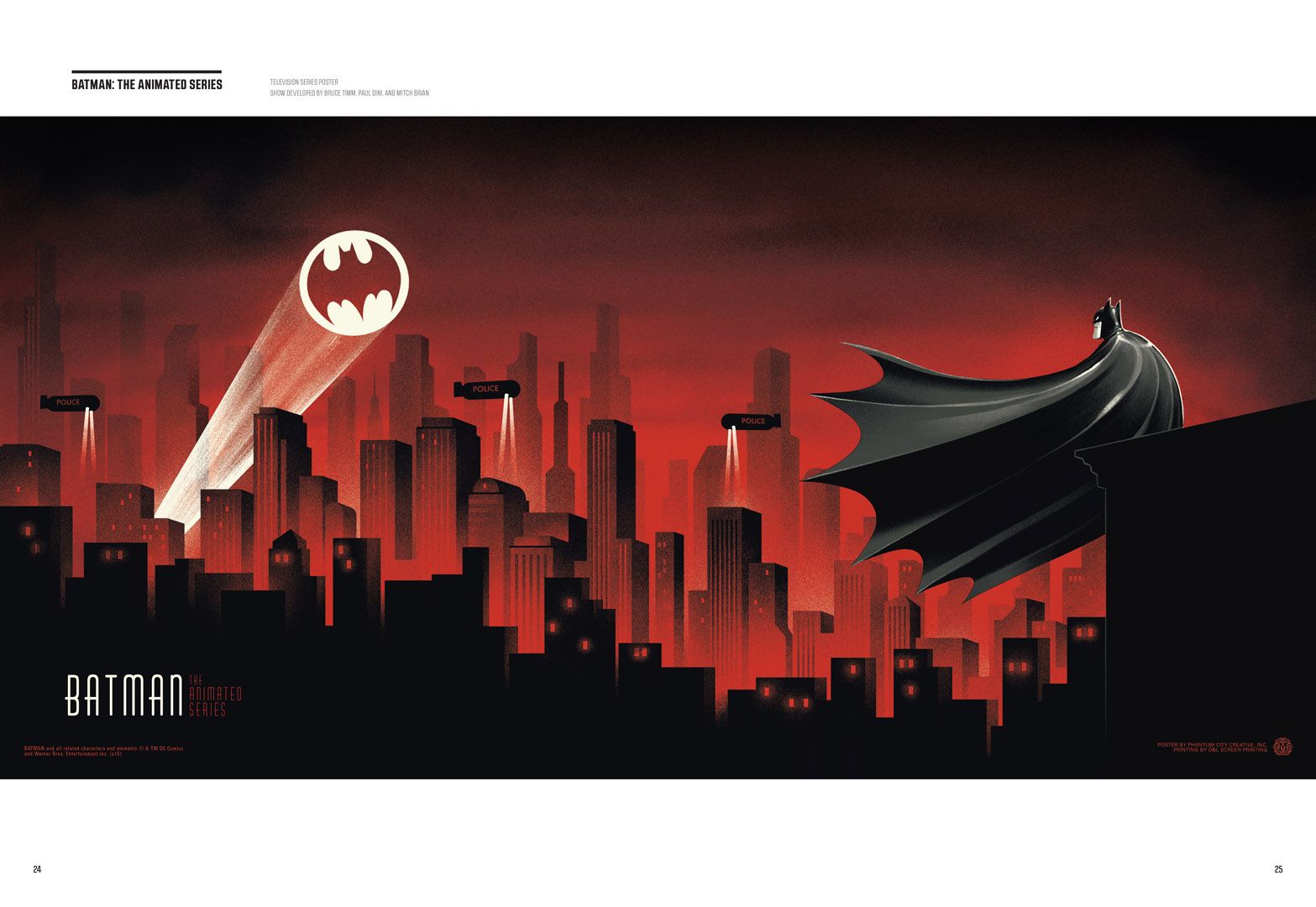Batman Animated Series The Phantom City Creative Collection Interior