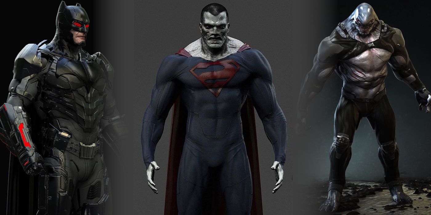 Jaw-Dropping Bizarro Superman Appears In More Canceled Batman Game Art