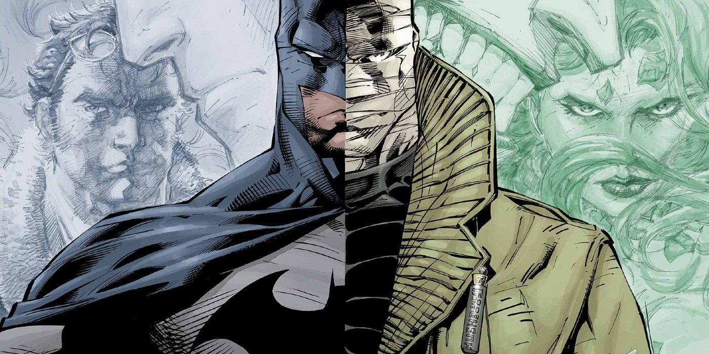 Batman and Hush in contrast