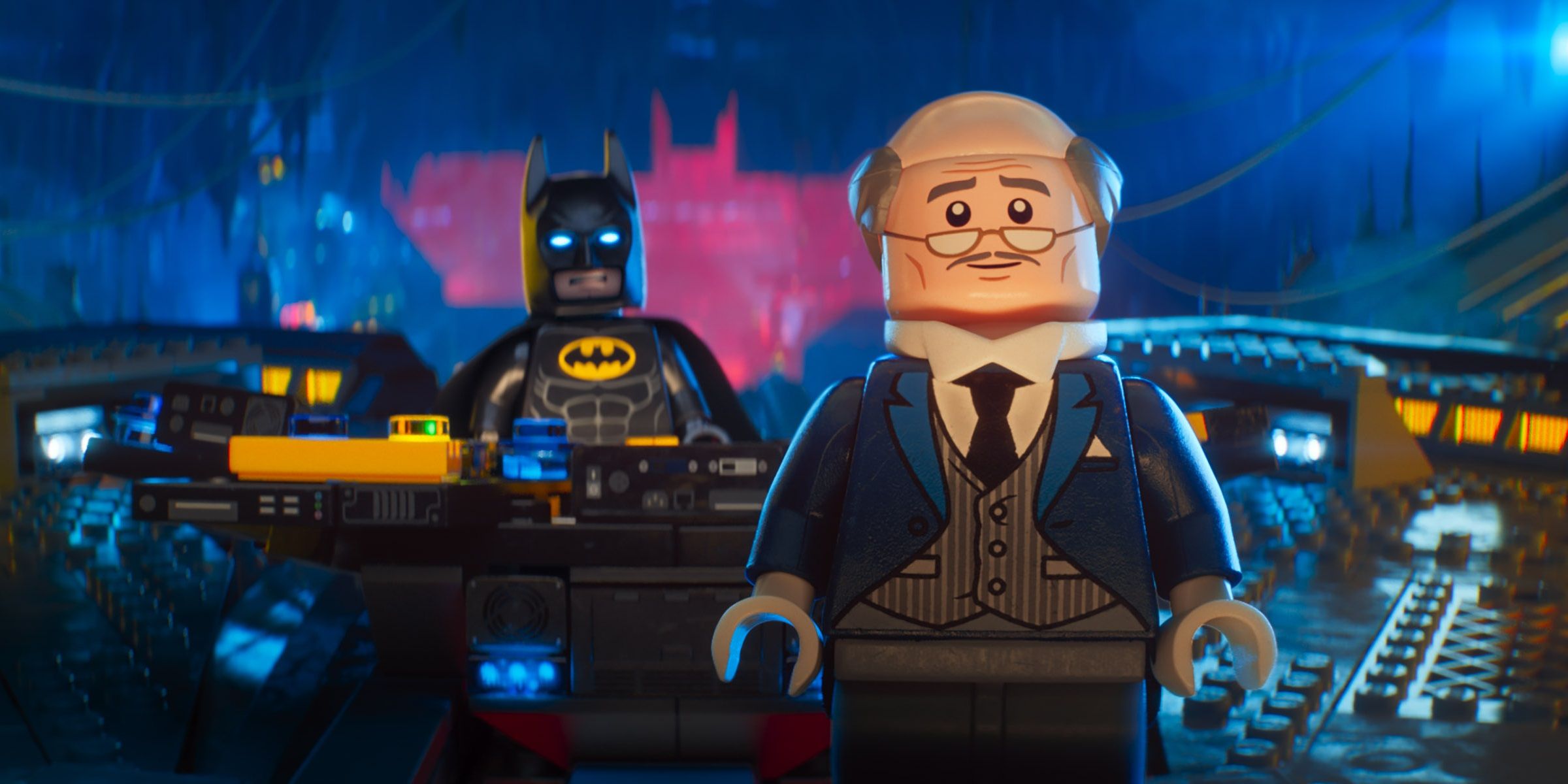 Batman and Alfred in The Lego Batman Movie