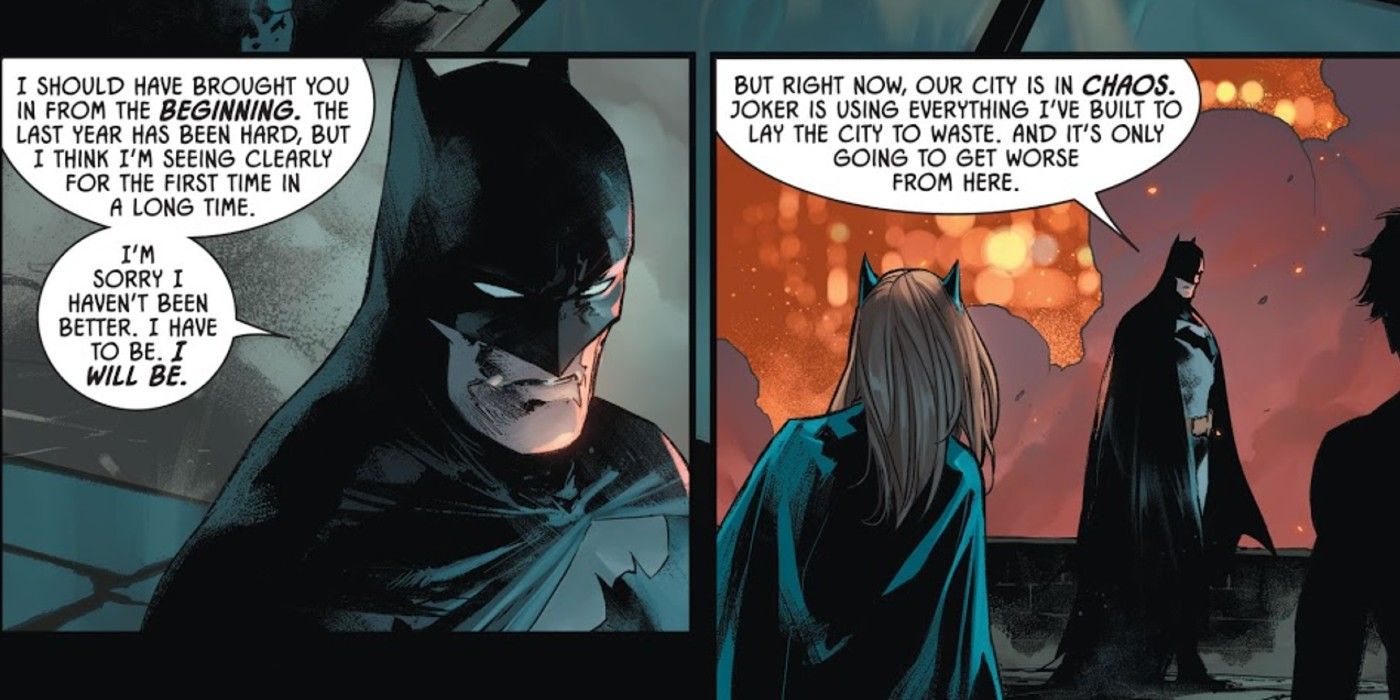 Batman apologizes and assesses Joker War for the Bat Family