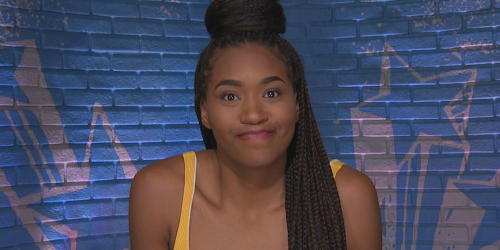Bayleigh making a face on Big Brother